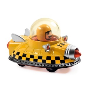Saucer Taxi – mașinuță de curse cu design inspirat de o navă spațială