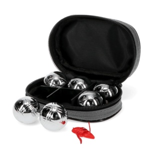Set mini boules Rex London – joc franțuzesc cu bile metalice și husă