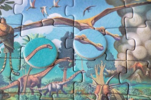 LJ_PZ620U-Mini puzzle Dinozauri, Londji