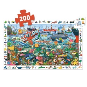 Puzzle observatie 200 piese lumea subacvatica