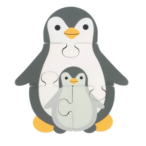 OTT06606_Puzzle Pinguin din lemn, Orange Tree Toys