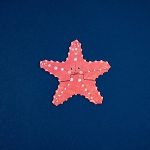 Puzzle stea de mare roz – puzzle reversibil pentru copii mici