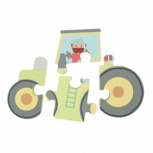 OTT06771_Puzzle tractor din lemn, Orange Tree Toys 