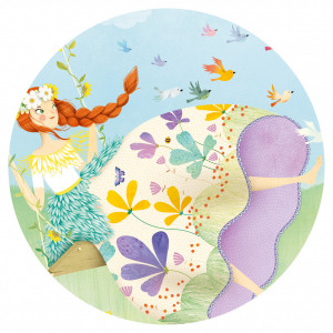 DJ07709 - Puzzle Zana primaverii, Djeco