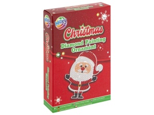 Set creativ DIY, Ornamente de Craciun, Diamond painting, Mos Craciun(Mos Craciun) Mos Craciun