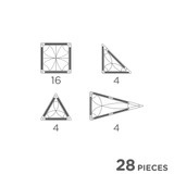 Set de 28 mini plăci magnetice Cleverclixx – creativitate și imaginație