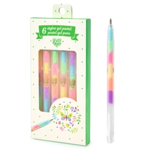 DD03758-Set fluo roll-gel 6 culori ce se combina, Djeco
