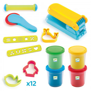 DJ09755-Set modelaj cu ustensile si plastilina, Djeco,