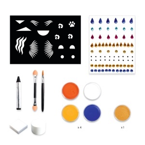 Șabloane reutilizabile pentru face painting și stickere strălucitoare
