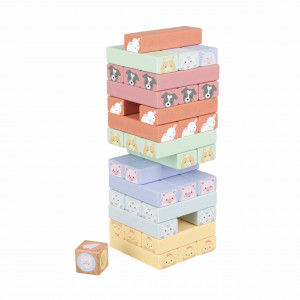 OTT12696_Turnul instabil cu animale de ferma, Orange Tree Toys 
