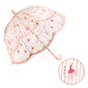 DD04713 - umbrelă de ploaie cu balerine, mecanism sigur pentru copii, Djeco