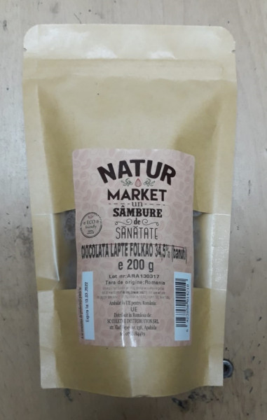 Ciocolata neagra Zeylon 52% (banuti) 200g - Img 2