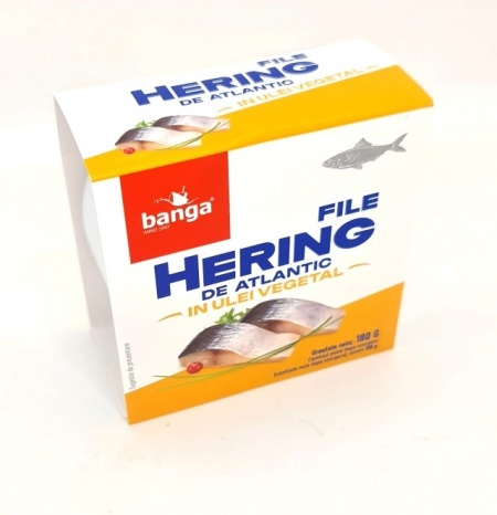 Hering file in ulei Banga, 180g