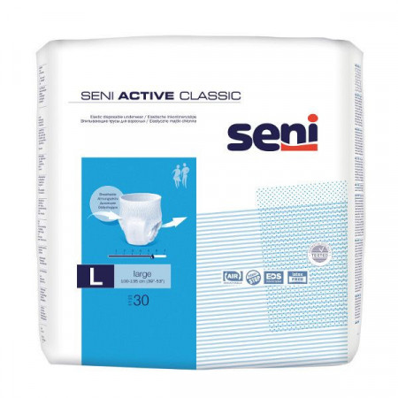 Scutece Seni Active Classic Large, tip chiloti, 30 buc.