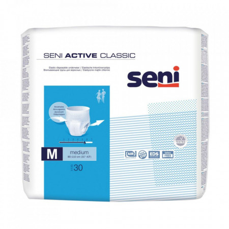 Scutece Seni Active Classic Medium, tip chiloti, 30 buc.