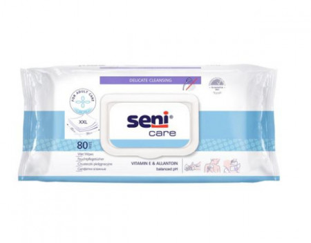 Servetele umede SENI CARE Delicate Cleansing 80 buc