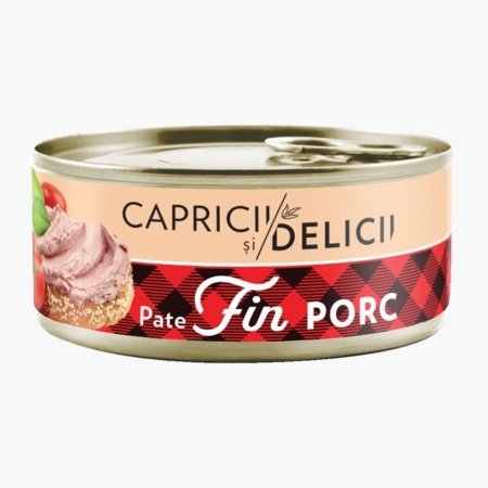 Pateu fin de porc, C&D, 120 g
