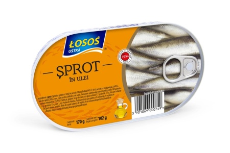 Sprot in ulei, Losos, 170g