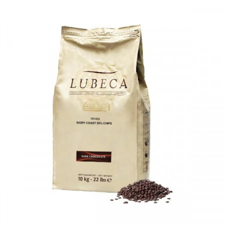 LUBECA Ciocolata Neagra IVORY COAST 55% 10 kg
