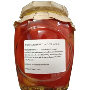 Ardei conservati in otet, Sloiczek, 620g/830 ml