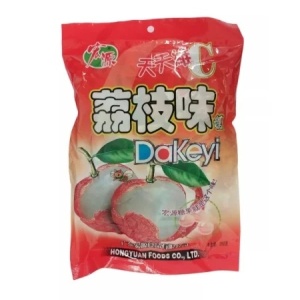 Bomboane cu lychee Dakeyi, 350 g