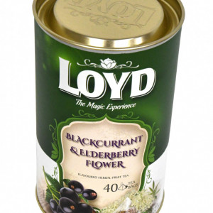 Ceai de coacaze negre si flori de soc, Loyd, 40 plicuri