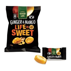 DROPSURI CIPI CU GHIMBIR SI MANGO FARA ZAHAR 75G