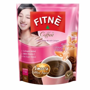 Cafea Instant 3 in 1, amestec cu colagen natural hidrolizat, vitamina C, indulcitor sucraloza fara zahar, 10 portii