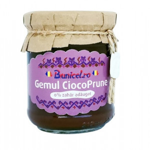Gem de prune, cacao si miez de nuca fara zahar 212 g