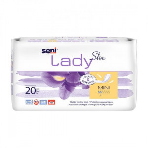 Absorbante pentru incontinenta Seni Lady SLIM mini, 20 buc 2picaturi