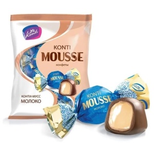 Bomboane cu mousse lapte KONTI 1 kg