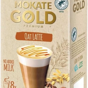 Cafea instant cu sirop de ovaz, Mokate 112g