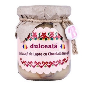 Dulceata de lapte cu ciocolata neagra 212g