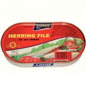Hering file in sos tomat Losos, 175g