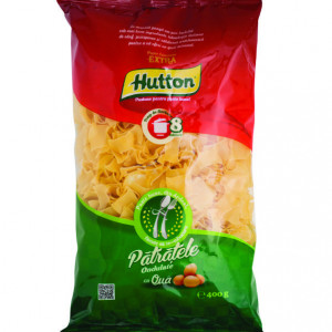 Paste patratele ondulate cu oua, Hutton, 400g