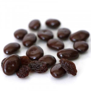 Stafide brune în ciocolată 100g