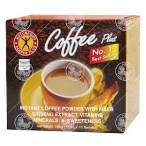 Bautura instant cu cafea si ginseng, plicuri 13.5*10 g