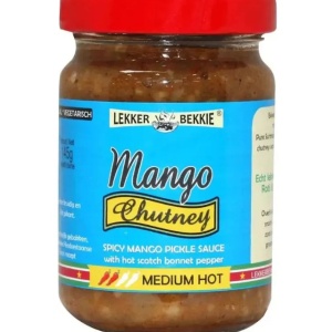 Chutney de mango *Mediu* Lekker Bekkie, 145g
