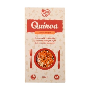 Quinoa cu linte rosie 250g