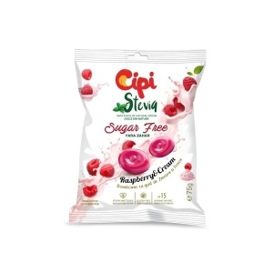 DROPSURI CIPI ZMEURA SI FRISCA FARA ZAHAR 75 G