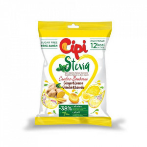 Dropsuri Cipi ghimbir si lamaie, cu stevia 75 g