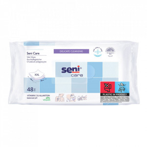 Servetele umede SENI CARE Delicate Cleansing 48 buc