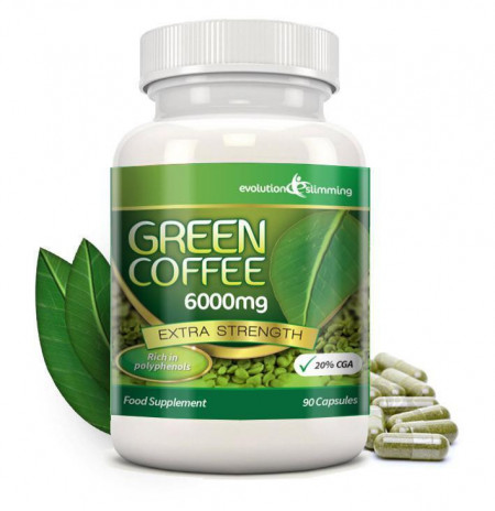 Green Coffee Bean Extract 6000mg - Imported from UK