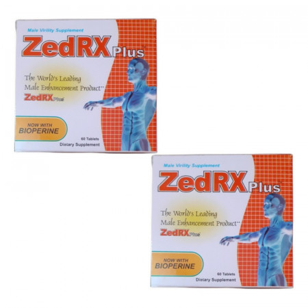 ZedRX Plus™ - Penis Erection & Enlargement Pills - Two Boxes (2 Boxes)