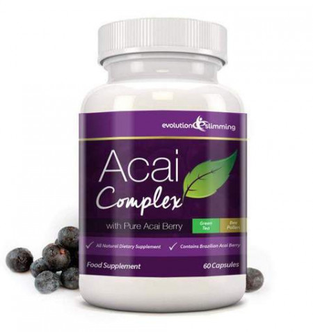 Acai Berry Complex Capsules - Weight Loss Formula - 60 Capsules - Imported from UK