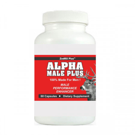 ALPHA MALE PLUS - Sexual Performance Enhancer - One Bottle - 60 Capsules
