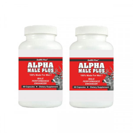 ALPHA MALE PLUS - Sexual Performance Enhancer - 2 Bottles