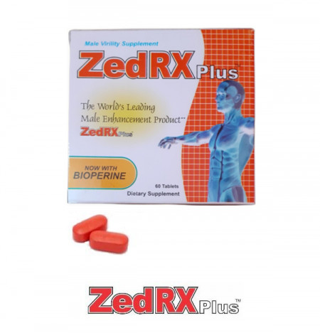 ZedRX Plus™ - Penis Enlargement Pills - One Box - 60 Tablets.
