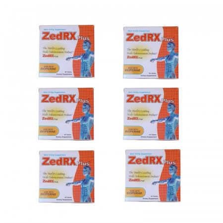 ZedRX Plus™ - Penis Erection & Enlargement Pills - 6 Boxes