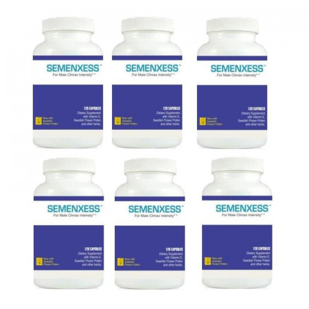 SEMENXESS™ - Increase Your Ejaculate - Sperm Volume Pills - 6 Bottles